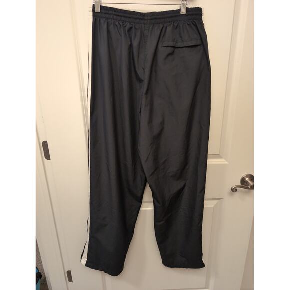 Vintage Nike Men's Warm Up Pants Swishy Navy Blue Drawstring Mesh Lined Athletic - Picture 3 of 5